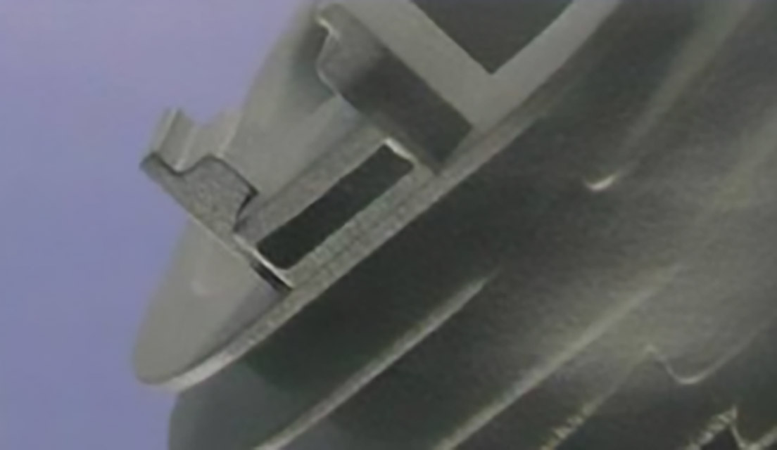 164-走胶不齐：近浇口肋骨处