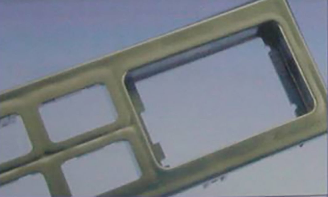 046-注塑缩水缺陷02：加强筋附近收缩